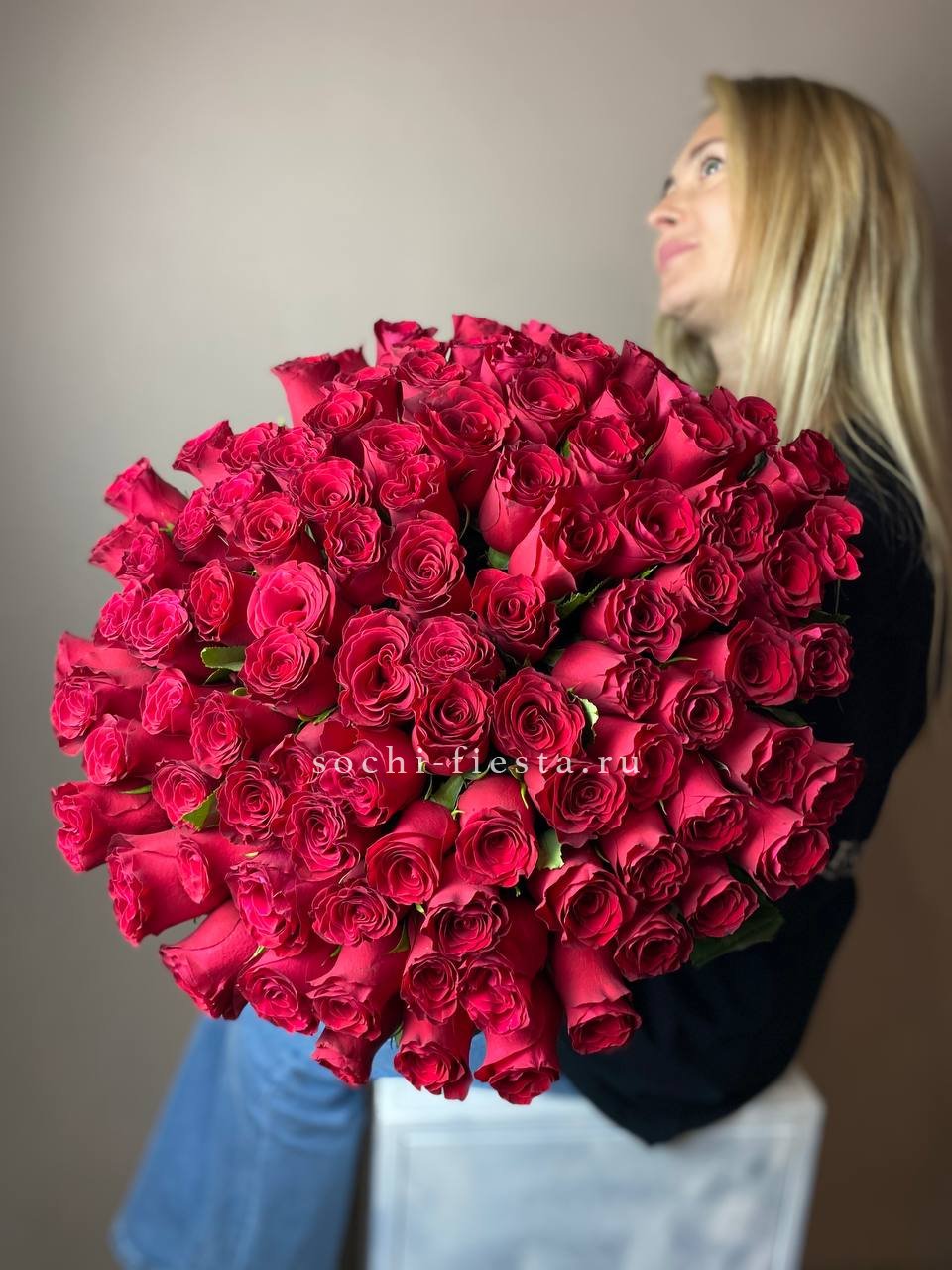 Букеты из красной розы