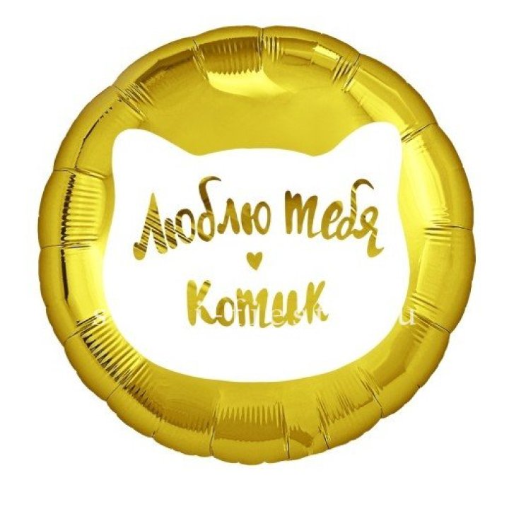 Фольгированный шар "Люблю тебя, Котик" в Петрозаводске