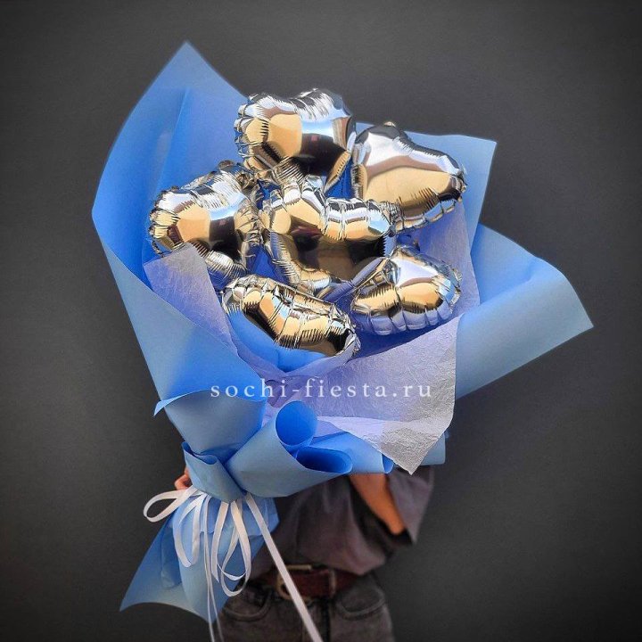 Букет из шаров сердец  №2 в Петрозаводске