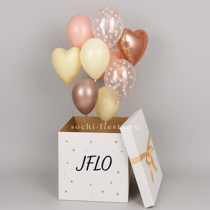 Коробка-сюрприз с шарами №2 в Петрозаводске