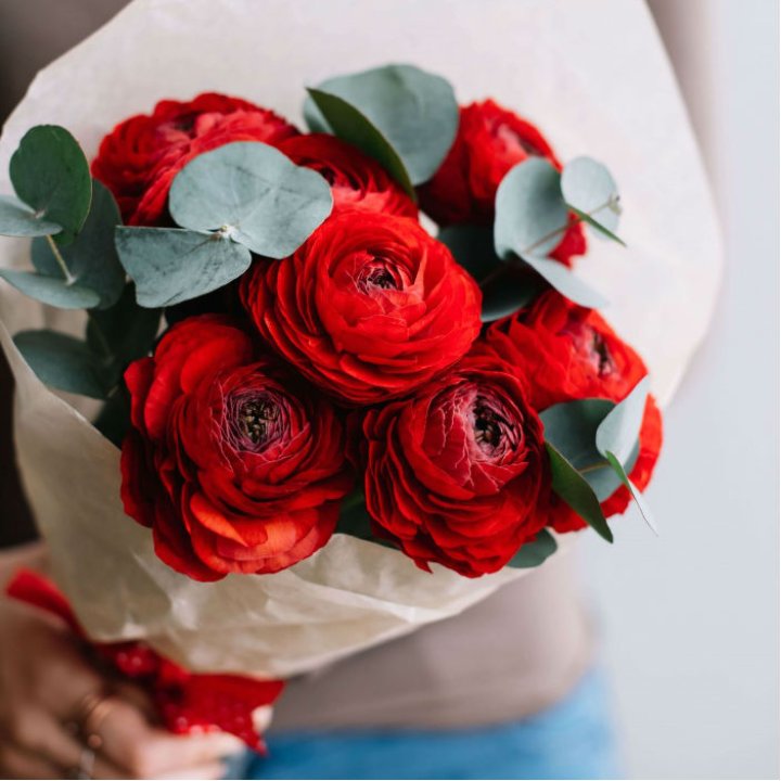 Букет ранункулюсов  в Петрозаводске