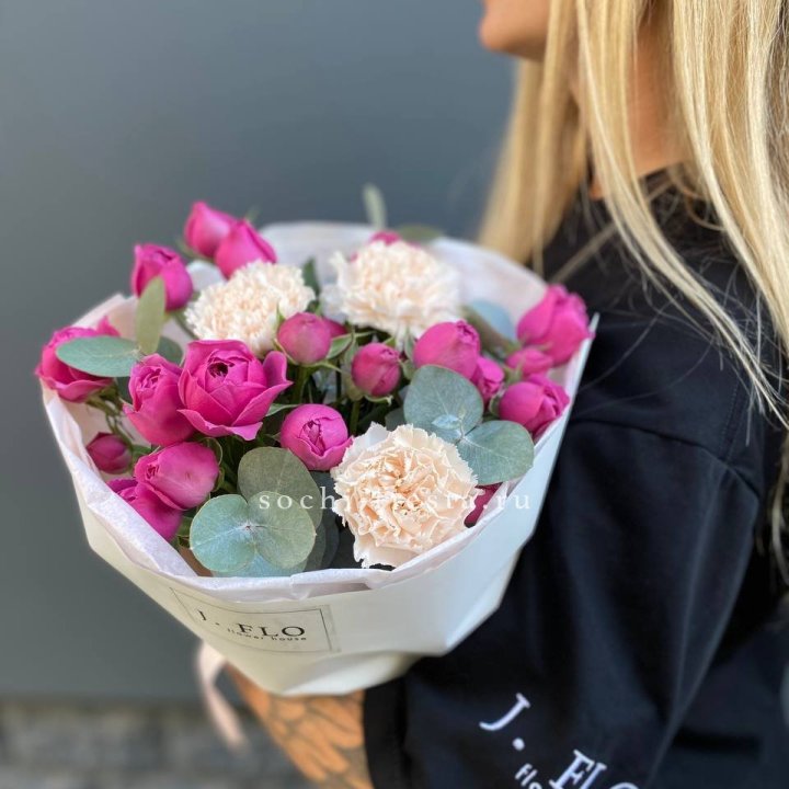 Букет с мисти бабблс №2 в Петрозаводске