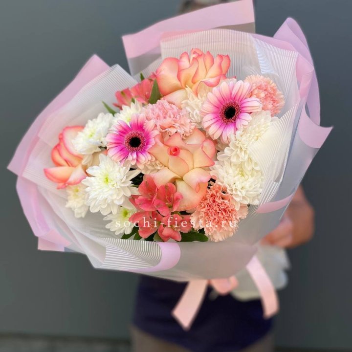 Яркий букет "Спринг" в Петрозаводске