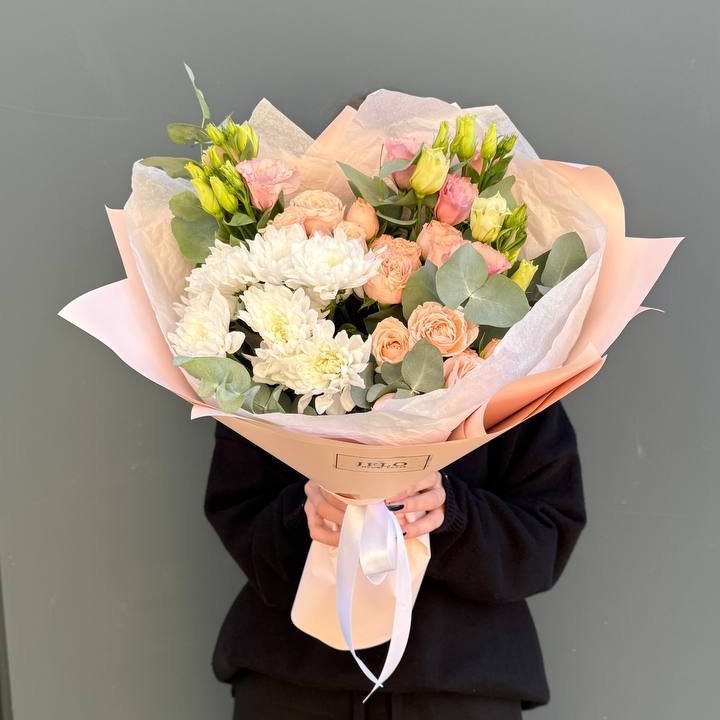 Букет "Персиковая нежность" в Петрозаводске