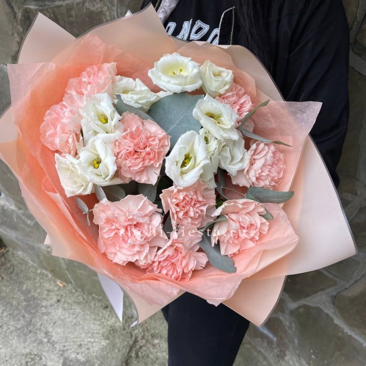  Букет диантусов "Пич" в Петрозаводске