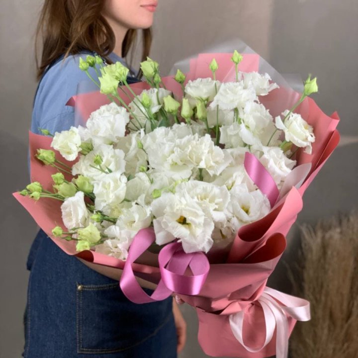 Букет эустом "Пудра" в Петрозаводске