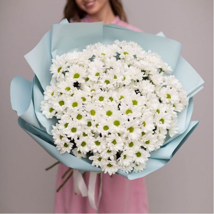  Букет хризантем "Бон-бон" в Петрозаводске