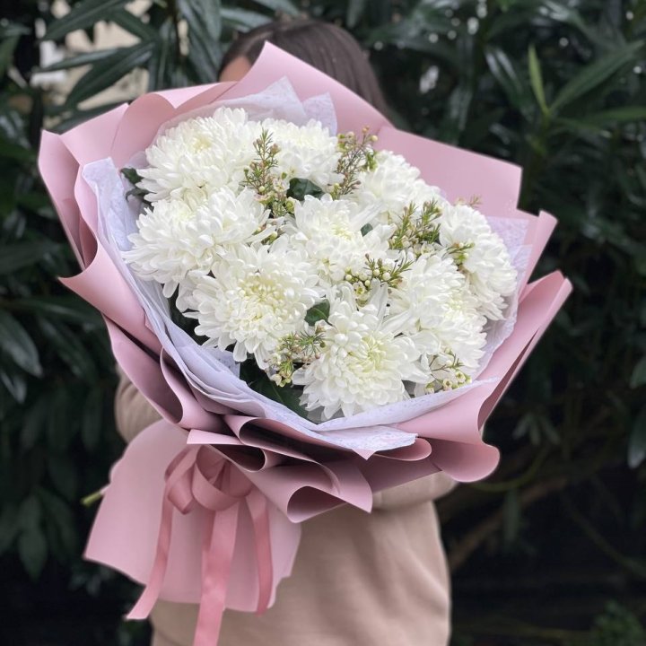 Букет хризантем №1 в Петрозаводске