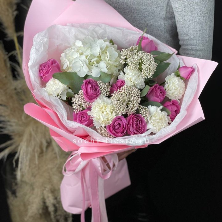 Букет с мисти бабблс №1 в Петрозаводске