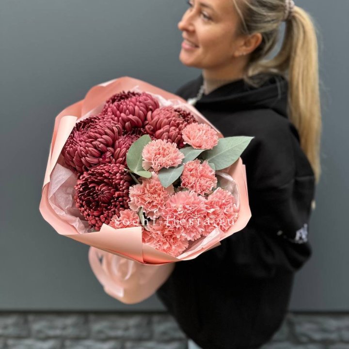 Дуо диантусы и бигуди в Петрозаводске