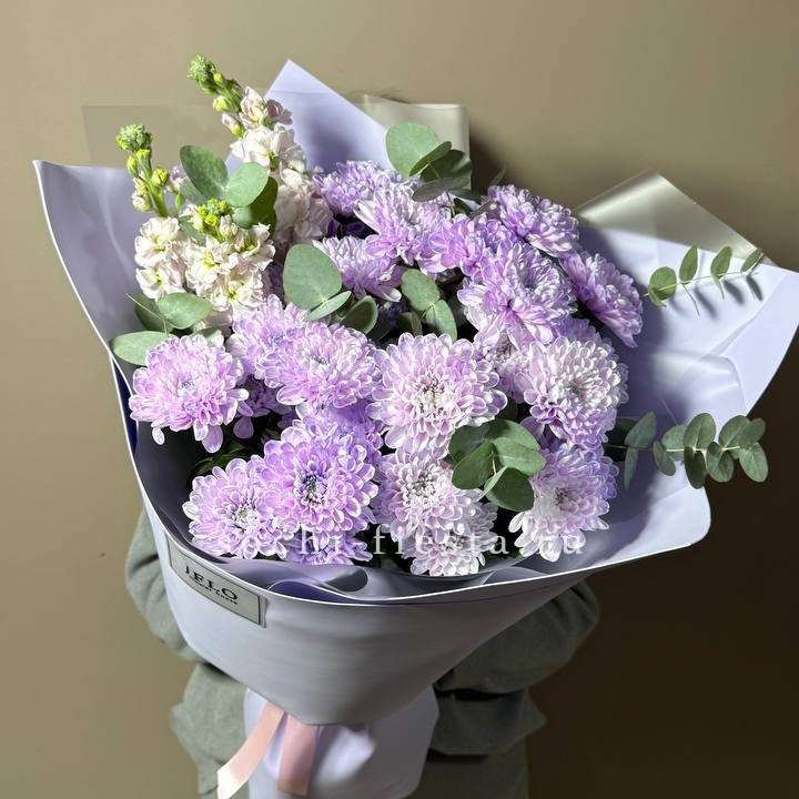 Дуо хризантема и маттиола в Петрозаводске