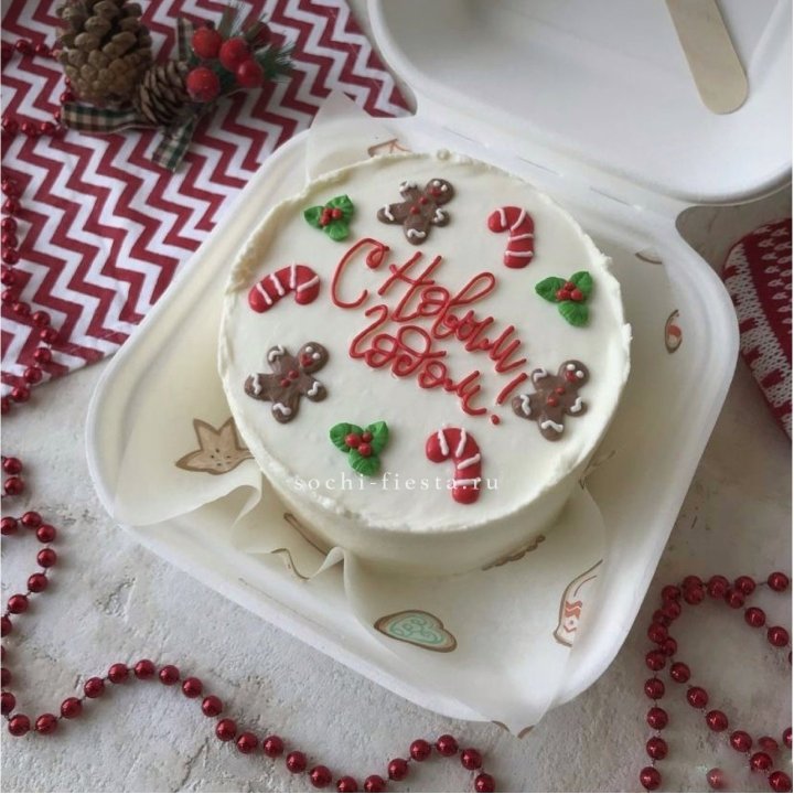 Бенто-торт "С Новым Годом!" в Петрозаводске