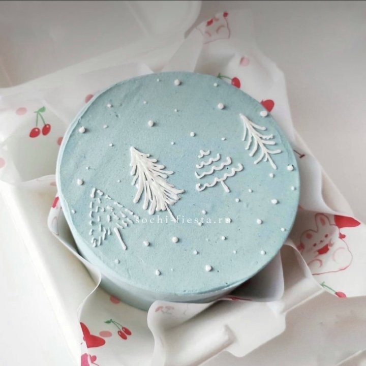 Бенто-торт "Елки" в Петрозаводске