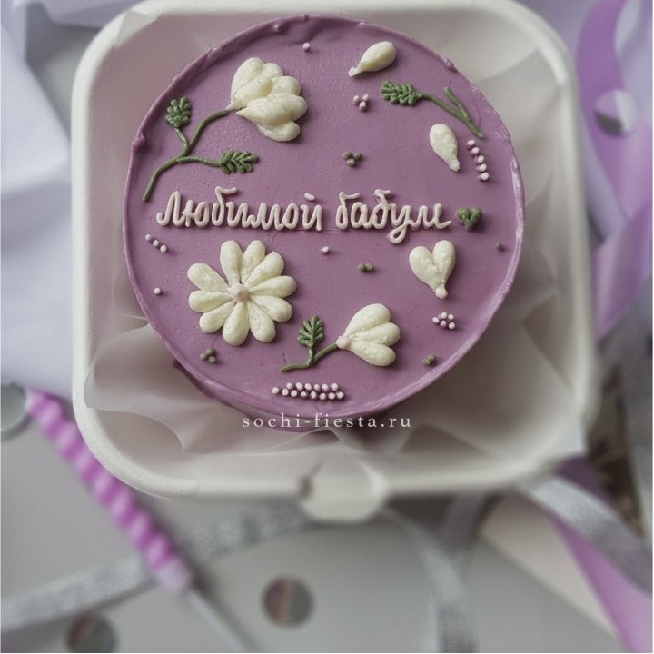 Бенто-торт "Любимой бабуле" в Петрозаводске