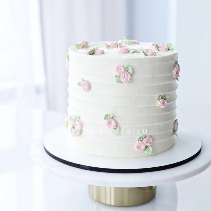 Торт "Розы в снегу" в Петрозаводске