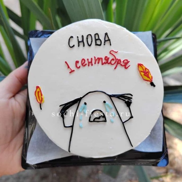 Бенто-торт "Не опять, а снова..." в Петрозаводске