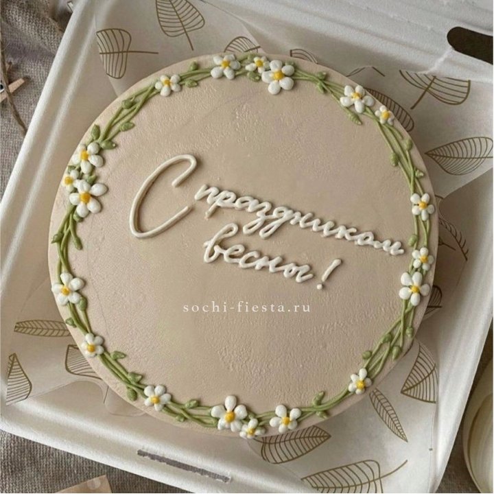 Бенто-торт "C праздником весны!"  в Петрозаводске