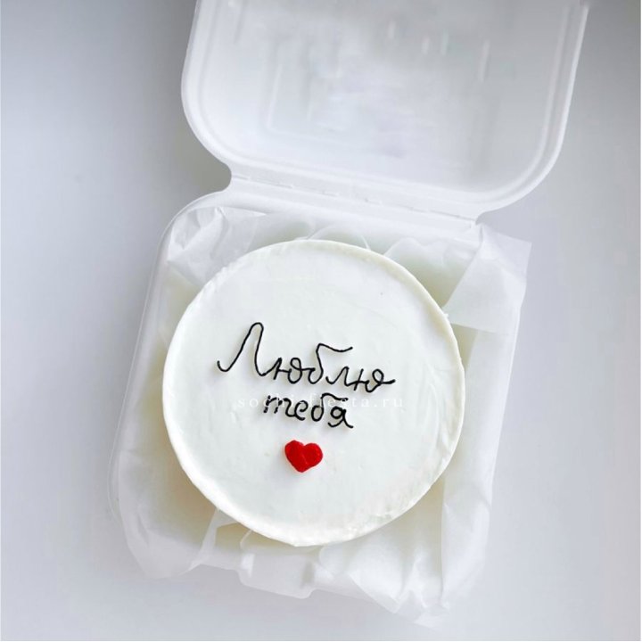 Бенто-торт "Люблю Тебя"  в Петрозаводске