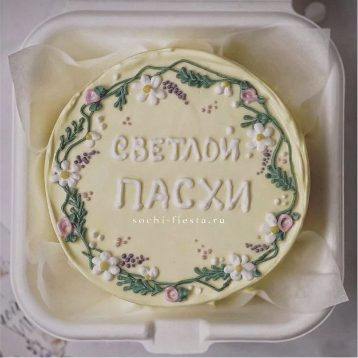 Бенто-торт "Светлой Пасхи" 2 в Петрозаводске