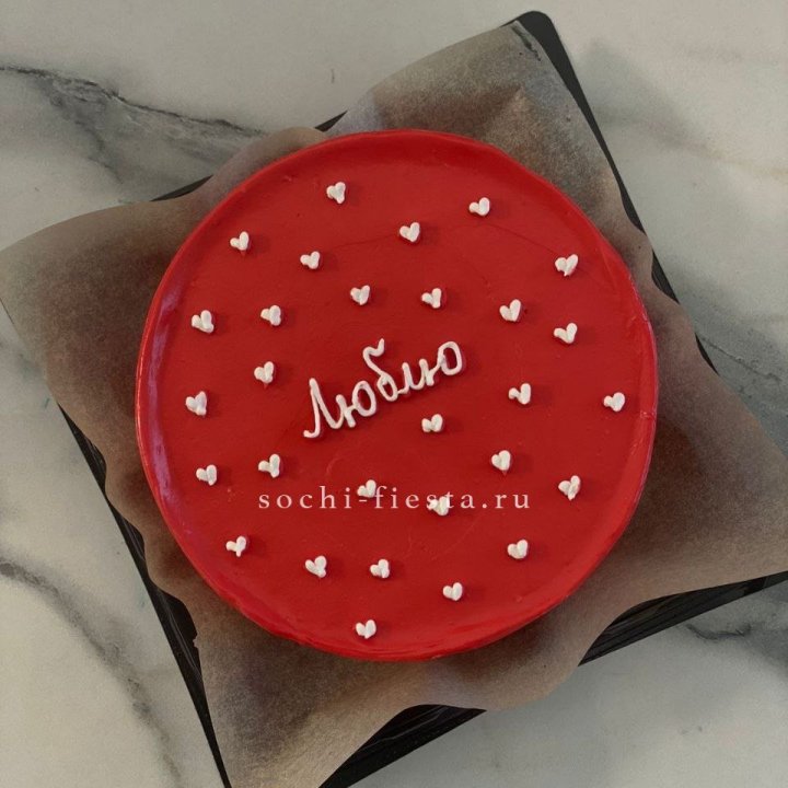 Бенто-торт "Люблю" в Петрозаводске