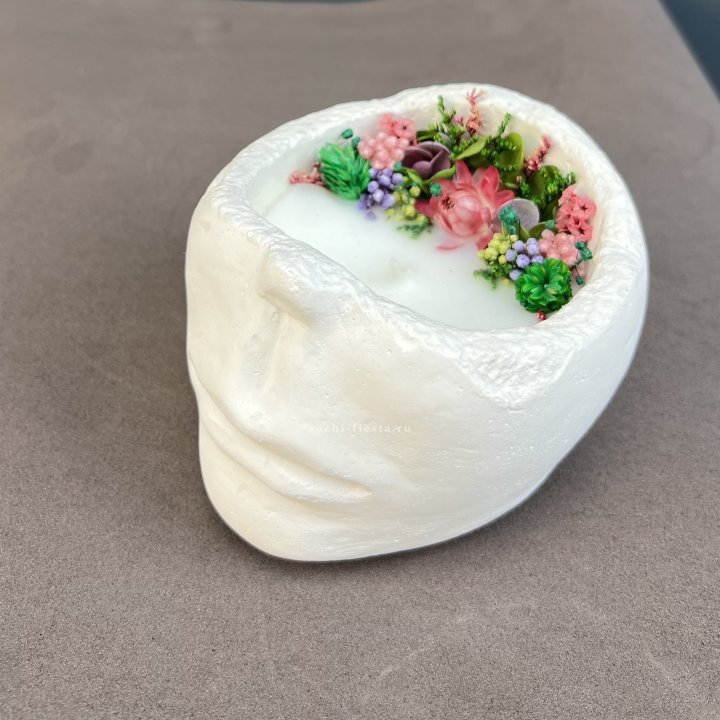 Свеча ароматическая в гипсе  в Петрозаводске