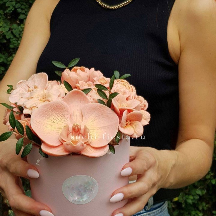 Шоколадный букет Орхидей в Петрозаводске