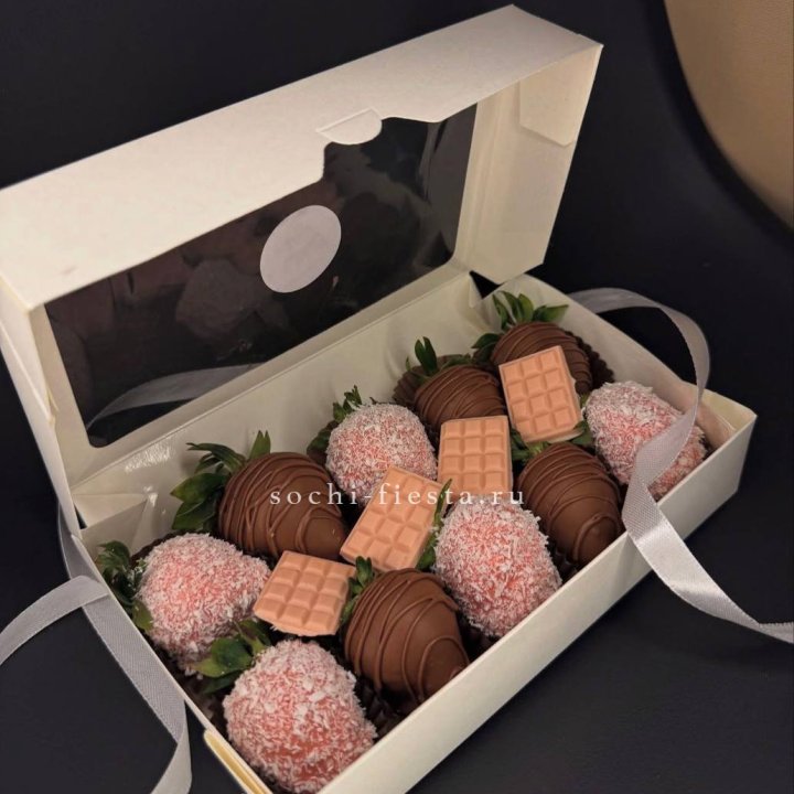 Клубника в шоколаде 10 ягод №2 в Петрозаводске