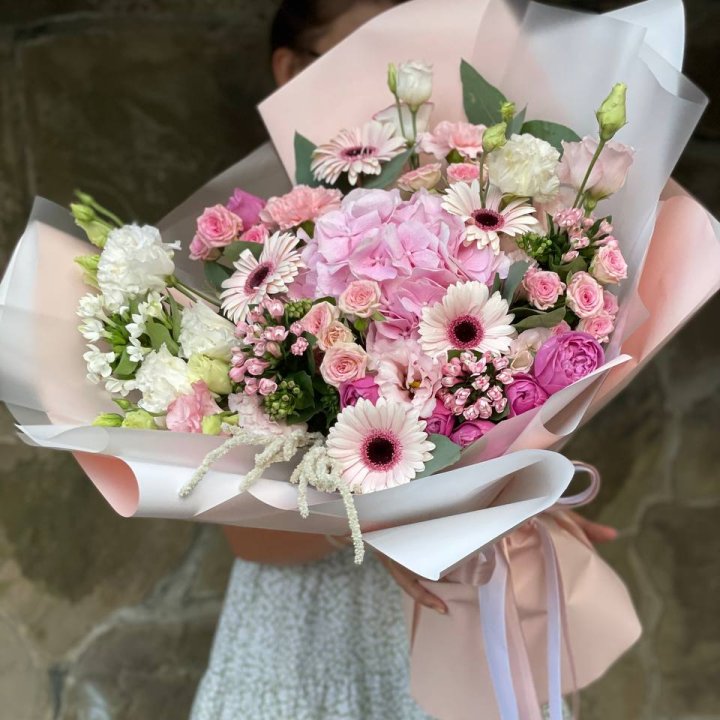 Авторский букет Пич в Петрозаводске