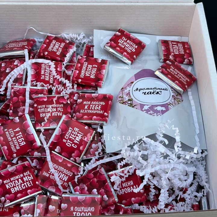 Набор Шоколад и Чай "101 причина любви" в Петрозаводске