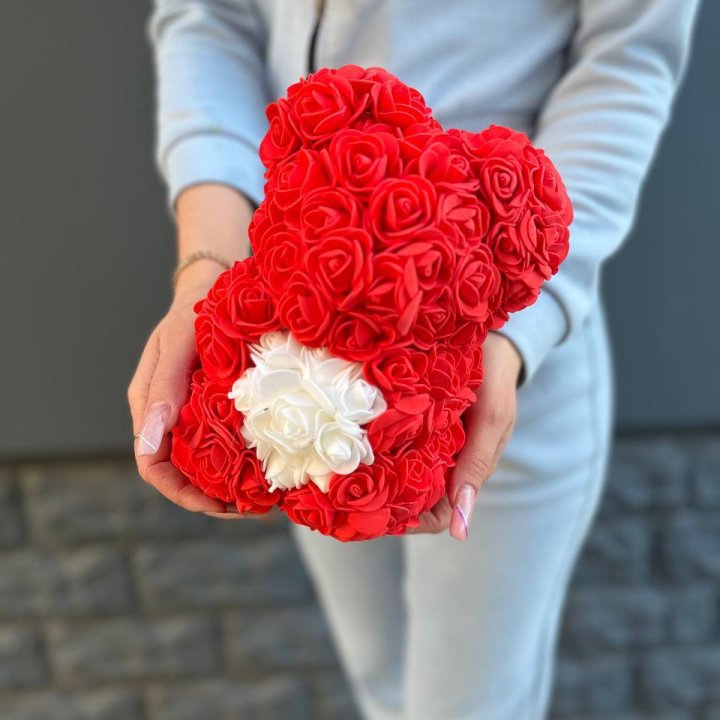 Медведь с белым сердцем в Петрозаводске