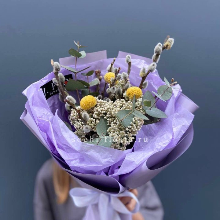 Букет с Вербой №1 в Петрозаводске