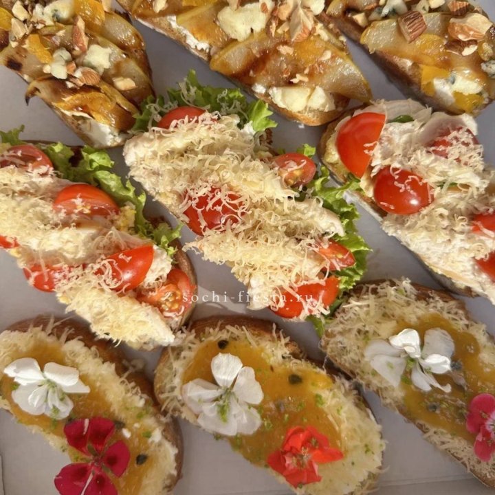Брускетта «3 вкуса» в Петрозаводске