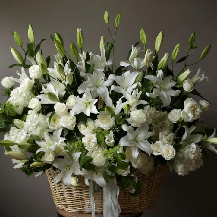 Цветочная корзина макси №3 в Петрозаводске