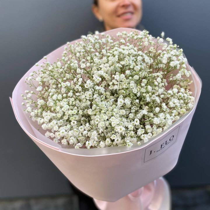 11 белых гипсофил в фоамиране в Петрозаводске