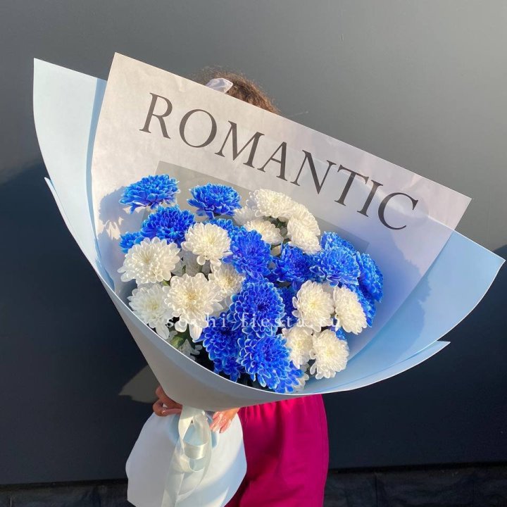 Букет кустовых хризантем  в Петрозаводске