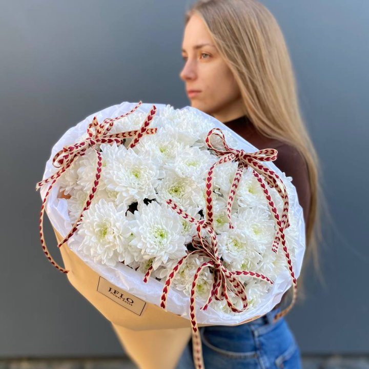 Букет "Хризантемы с любовью" в Петрозаводске