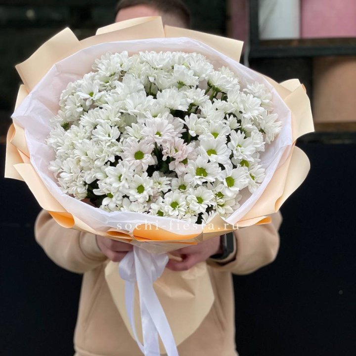  Букет хризантем в Петрозаводске