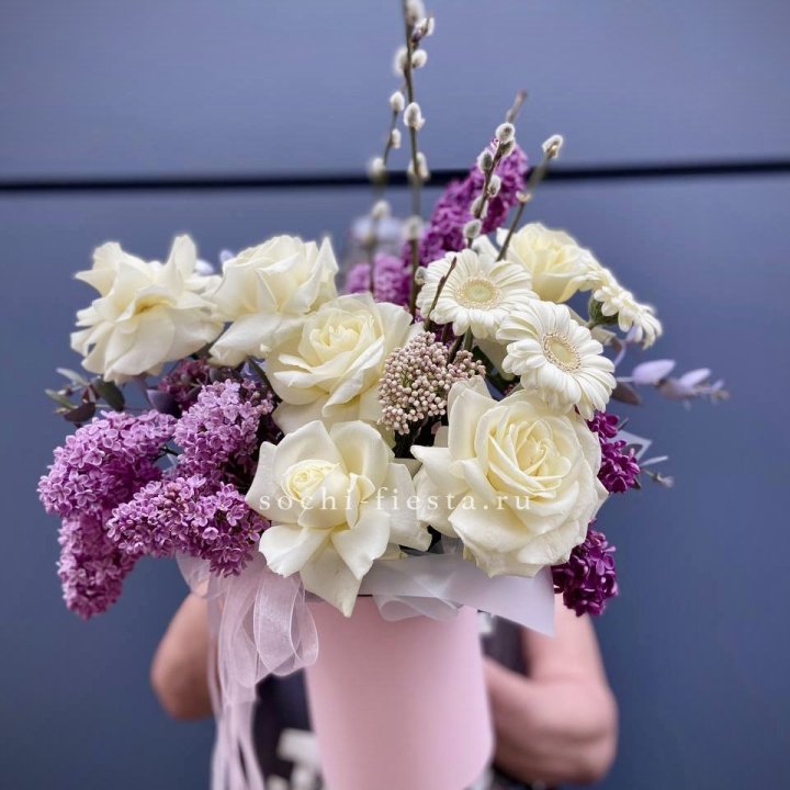 Цветочный бокс "Светлое Воскресенье" в Петрозаводске