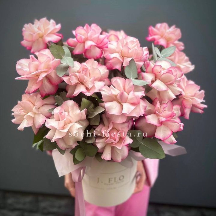 17 Французских  роз Венди в боксе в Петрозаводске