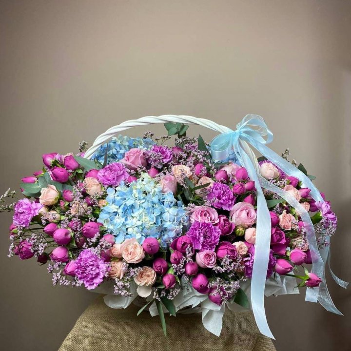 Авторская корзина "Лавандерия" в Петрозаводске