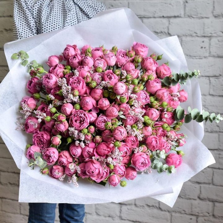 51 кустовая роза в Петрозаводске