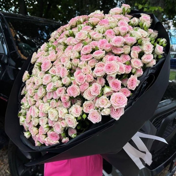 101 кустовая роза "Твистер" в Петрозаводске