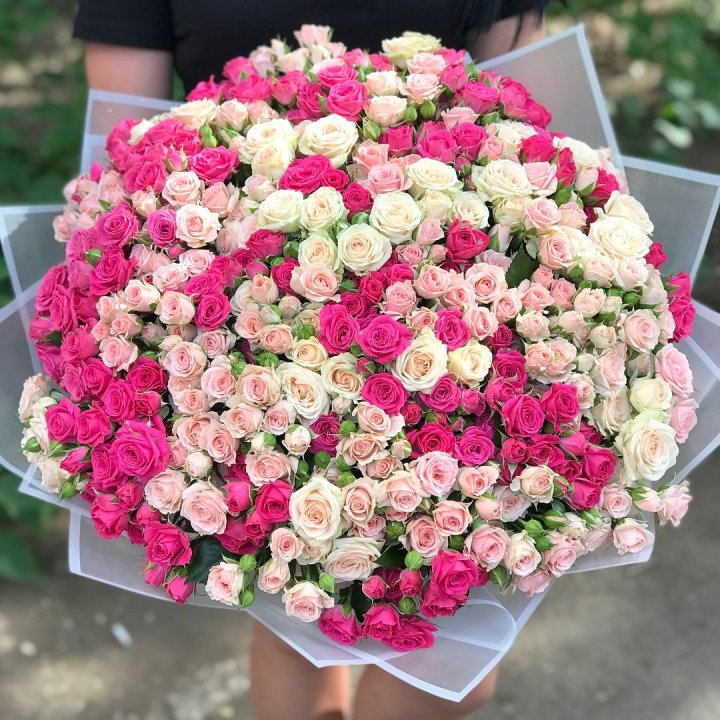 101 кустовая роза в Петрозаводске