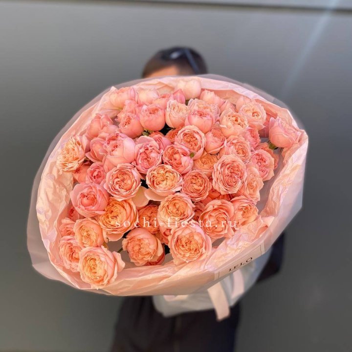 Букет из 21 пионовидной розы Джульетта в Петрозаводске