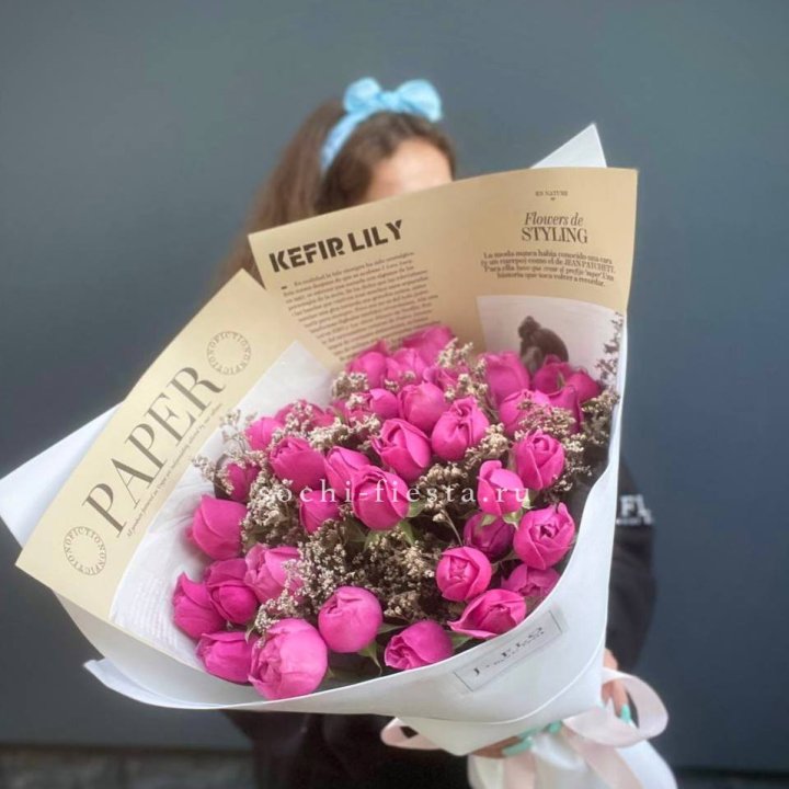 Пионовидные розы баблс №3 с доставкой в Петрозаводске