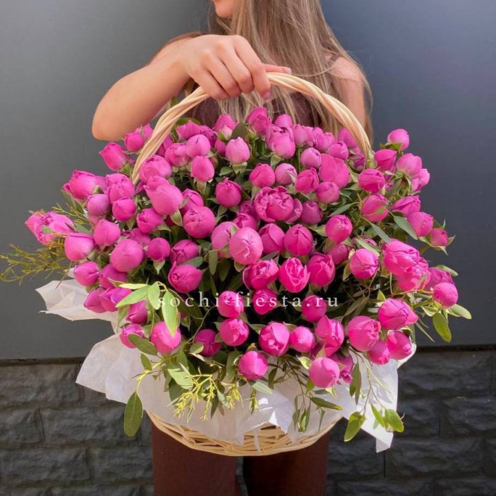 51 мисти баблс в корзине с доставкой в Петрозаводске