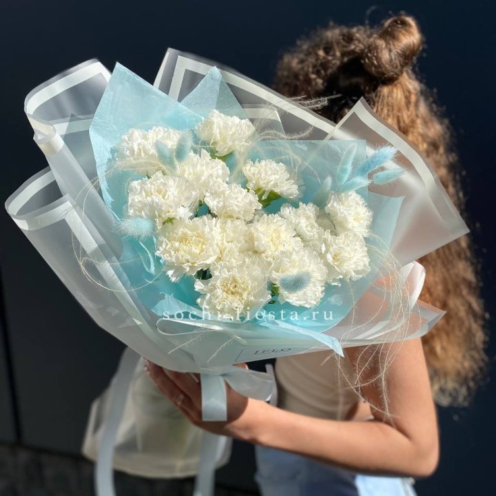 Воздушный букет из диантусов  в Петрозаводске
