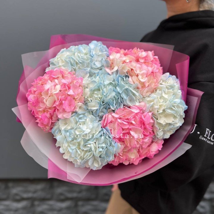 Букет гортензий "Тоника №2" в Петрозаводске