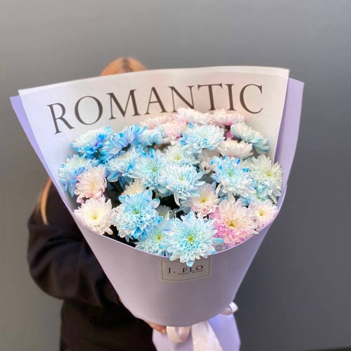 Букет кустовых хризантем в Петрозаводске