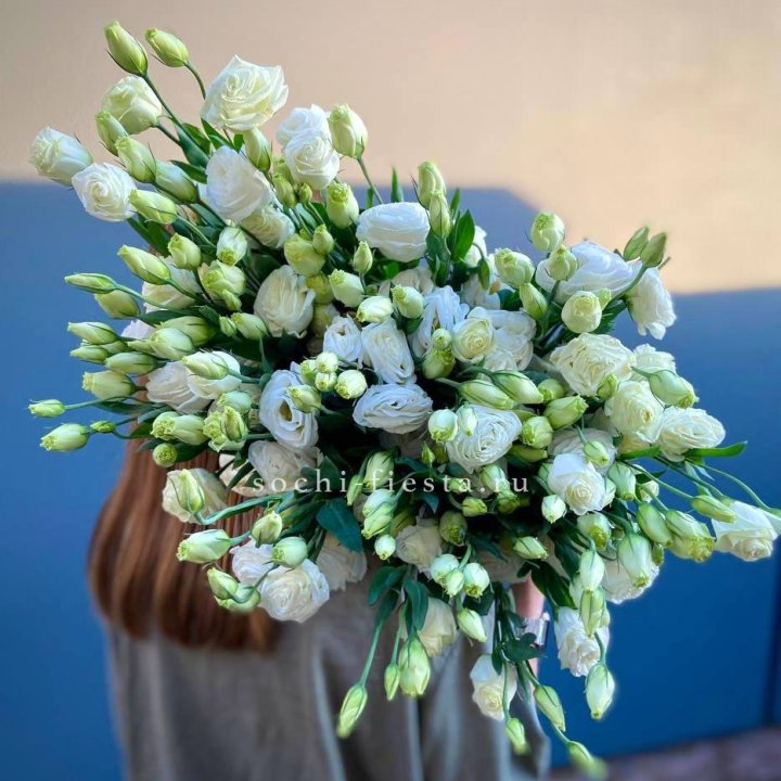 Охапка эустомы в Петрозаводске